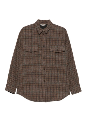 Barena checked shirt - Brown