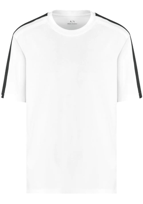 Armani Exchange logo-tape T-shirt - White