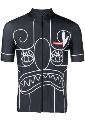 Charles Jeffrey Loverboy graphic-print cycling T-shirt - Grey