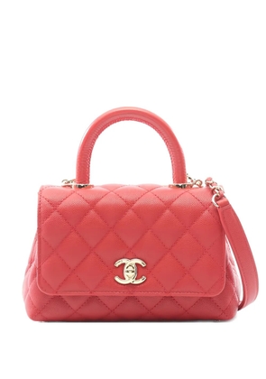 CHANEL Pre-Owned 2021 XXS quilted handbag - Red
