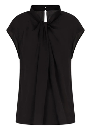 Giorgio Armani knot detailing top - Black