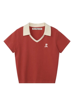 Rest&Recreation V-neck collar top - Red