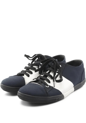 CHANEL Pre-Owned 1986-1988 coco mark canvas sneakers - Blue