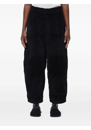 Osklen corduroy panelled trousers - Black