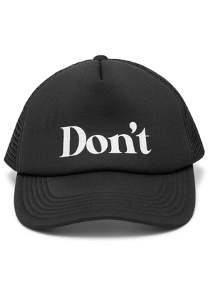 Undercover ACC slogan-print cap - Black