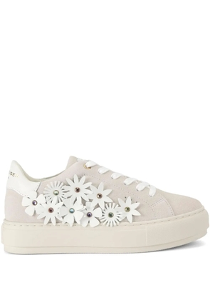 Kurt Geiger London Laney Flower sneakers - White