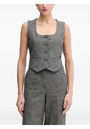 Pedro Del Hierro square-neck waistcoat - Grey