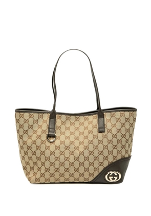 Gucci Pre-Owned 2000-2015 GG Canvas New Britt tote bag - Brown