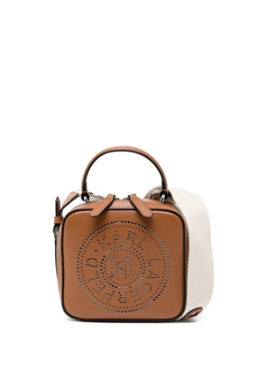 Karl Lagerfeld K/Circle perforated mini bag - Brown