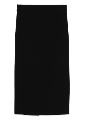Max Mara ribbed midi skirt - Black