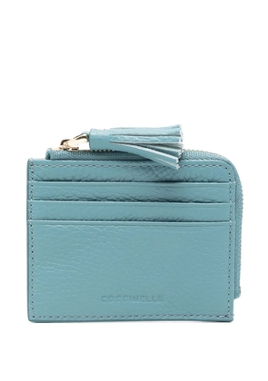 Coccinelle tassel leather wallet - Blue