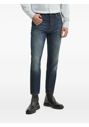 HUGO logo-appliqué jeans - Blue