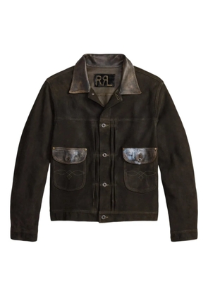 Ralph Lauren RRL fringed leather jacket - Brown