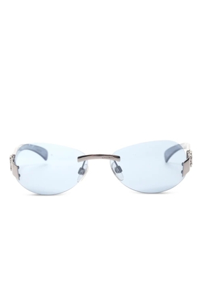 CHANEL Pre-Owned 2000s rimless sunglasses - Grey
