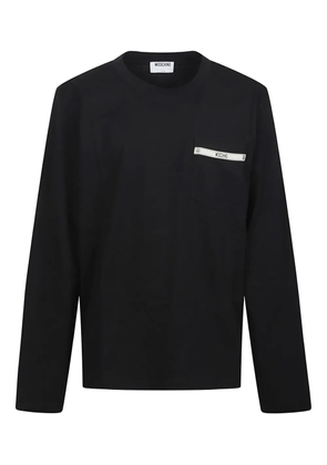 Moschino pocket long-sleeve T-shirt - Black