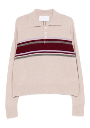 CUDDLEUP cashmere polo shirt - Pink