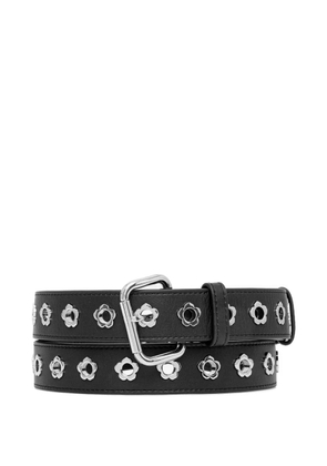 Kenzo floral-eyelet buckle belt - Black