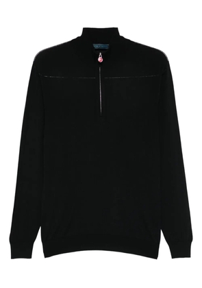 Kiton half-zip sweater - Black