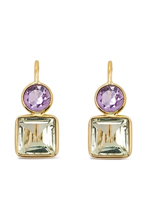 Lizzie Fortunato Pastille amethyst earrings - Gold