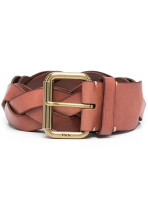 Polo Ralph Lauren braided buckle belt - Brown