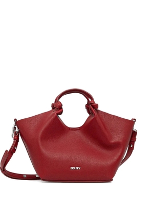 DKNY knotted handle tote bag - Red