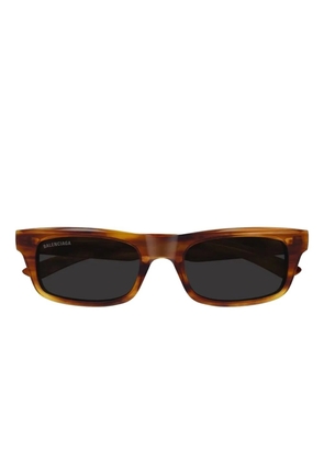 Balenciaga Eyewear rectangular-frame sunglasses - Brown