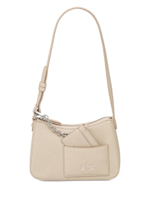 Armani Exchange chain-detail shoulder bag - Neutrals