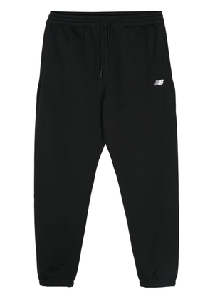 New Balance embroidered-logo jersey track pants - Black