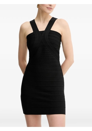 Hervé Léger Elise criss-cross mini dress - Black