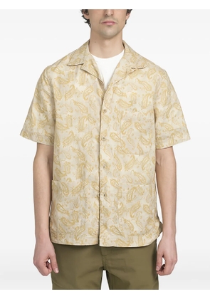 East Harbour Surplus paisley-print pocket shirt - Neutrals