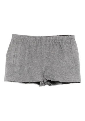CUDDLEUP cashmere shorts - Grey