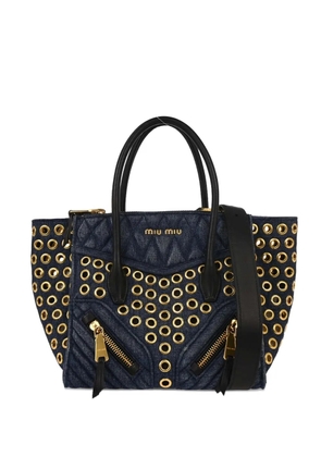 Miu Miu Pre-Owned 2010s Biker tote bag - Blue