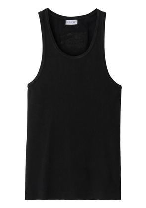 Burberry ribbed-knit vest top - Black