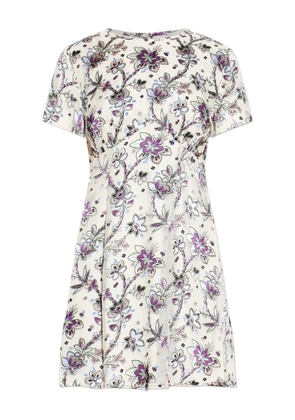 Kate Spade floral-pattern short-sleeve dress - Neutrals
