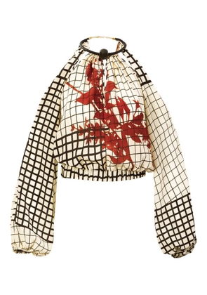 Silvia Tcherassi Elke floral blouse - Neutrals