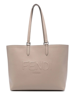 FENDI leather tote bag - Neutrals