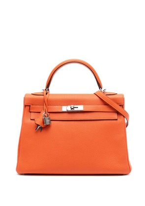 Hermès Pre-Owned 2015 Togo Kelly II Retourne 32 satchel - Orange