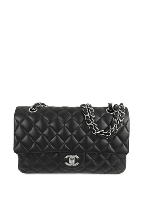 CHANEL Pre-Owned 2018 Medium Classic Lambskin Double Flap shoulder bag - Black
