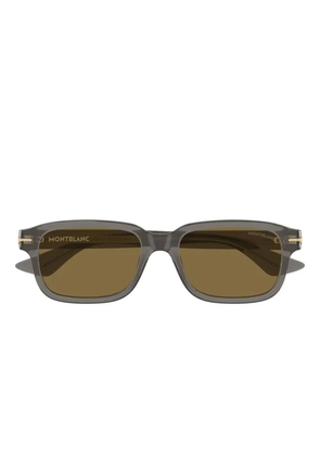 Montblanc square-frame sunglasses - Grey