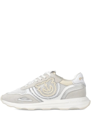 PINKO logo appliqué sneakers - Neutrals