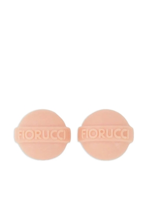 Fiorucci logo stud earrings - Pink