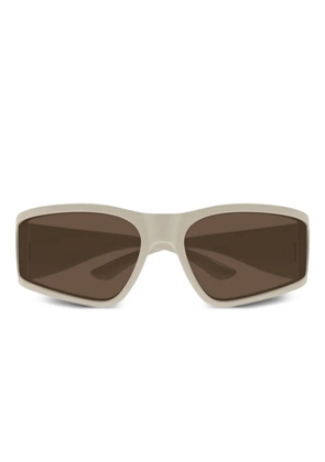 Balenciaga Eyewear logo geometric sunglasses - Neutrals
