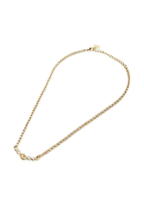Christian Dior Pre-Owned 1980-1990s CD-logo necklace - Gold