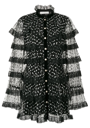Philosophy Di Lorenzo Serafini polka dot sheer dress - Black