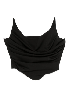 Giuseppe Di Morabito square-neck top - Black