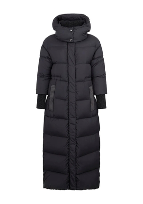 Peserico padded hooded coat - Black