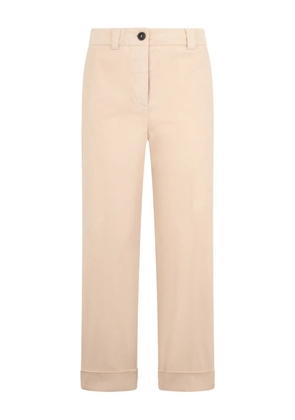Peserico cropped straight trousers - Neutrals