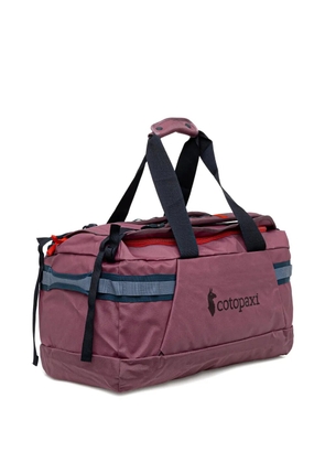 COTOPAXI top-zip logo-detail holdall - Purple