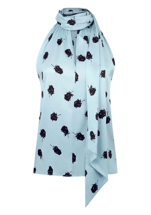Nina Ricci floral-print blouse - Blue