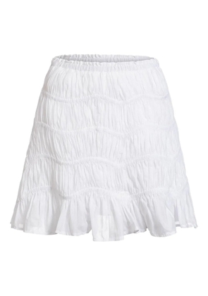 Merlette Maeva ruffled mini skirt - White